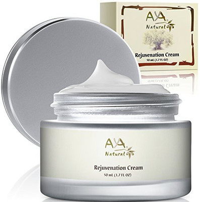 

Aya Natural Rejuvenation Aging Cream For Face & Neck - 100% Natural Vegan Premium Deep Nourishing Skin Moisturizer Smoothing Creme 1.7 Oz - Shea, Jojoba, Olive, Almond & Avocado Oils Blend(50.28 ml)