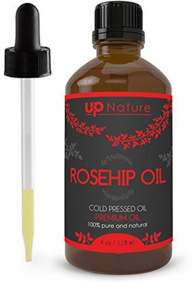

UpNature The Best Rosehip Essential Oil 4 Oz - Pure Unrefined Gmo Free Premium Quality - For Face, Body, Hair & Skin(118.29 ml)