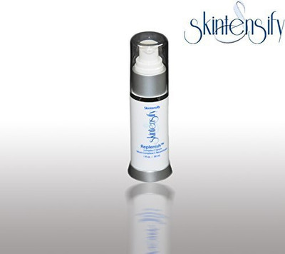 

Skintensify Replenish - Best Stabilized 20% Vitamin C Anti-Aging Face Serum + Hyaluronic Acid + Panthenol (Vitamin B5), 1 Fl Oz(29.57 ml)