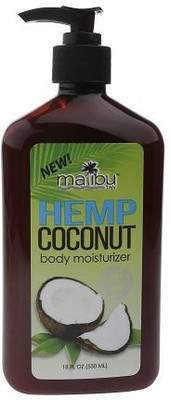 

Malilbu Tan Hemp & Coconut Body Moisturizer, 18 Fl Oz(532.32 ml)