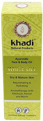 

Yumi Bio Shop Khadi - Face And Body Oil - White Lily - 3.5 Fl.Oz - Excellent For Dry & Mature Skin - Increases Skin�S Elasticity - Supports Skin Regeneration(103.51 ml)