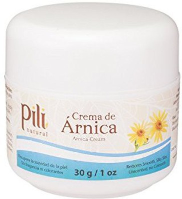 

Pili Natural Arnica Cream - Restore Smooth Silky Skin - Bruise Cream - 1Oz - Crema De Arnica(29.57 ml)
