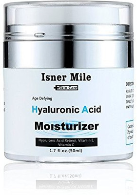 

Isner Mile Hyaluronic Acid Moisturizer Cream For Face - 2.5% Active Retinol With Hyaluronic Acid, Vitamin E,Jojoba Oil,Green Tea,1.7 Fl Oz(50.28 ml)