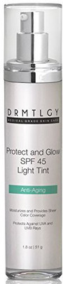 DRMTLGY Anti Aging Tinted Face Moisturizer Spf 45 - Light Tint. All-In-One Spf And Foundation With Broad Spectrum Sunscreen Protection Against Uva And Uvb Rays. 1.8 Oz(53.23 ml)