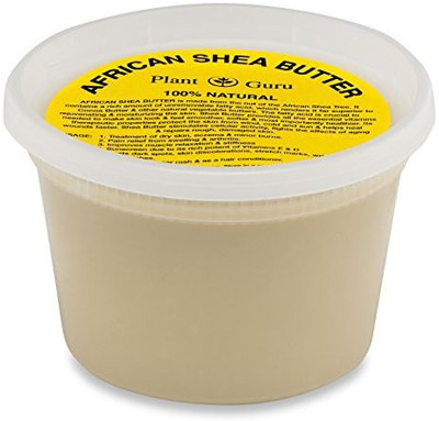 

Plant Guru African Shea Butter Raw Unrefined Grade A 100% Pure Natural Ivory/White 16 Oz. Diy Body Butters, Lotion, Cream, Lip Balm & Soap Making Supplies, Eczema & Psoriasis Aid, Stretch Marks(473.18 ml)