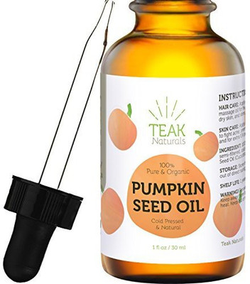 

Teak Naturals Pumpkin Seed Oil By , 100% Organic, Natural For Face, Hands, Scars, And Breakouts 1 Oz(29.57 ml)