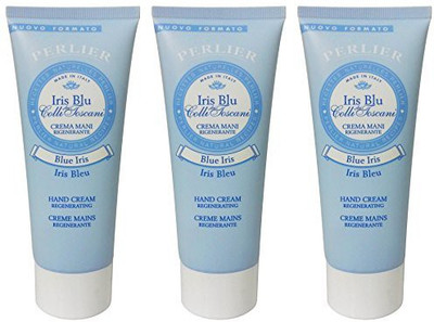 

Perlier "Iris Blu Dei Colli Toscani" Regenerating Hand Cream, Blue Iris Scent - 3.3 Fluid Ounces (100Ml) Tubes (Pack Of 3)(97.59 ml)