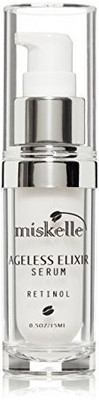 

Miskelle Ageless Elixir Anti-Aging Serum 0.5 Oz For Women & Men | With Organic Ingredients, Peptides, Retinol, Zinc & Others | Tighten & Smooth Skin, Boost Elasticity, Erase Fine Lines & Wrinkles(14.79 ml)