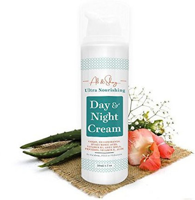 

Ali & Shay Best Anti Aging Moisturizer For Face, Neck & Eye W/Hyaluronic Acid, Coq10, Peptides, Vitamin E, Anti Wrinkle Facial Cream, Hydrating + Boosts Collagen, Natural & Organic Lotion For Women 1.7Oz(50.28 ml)