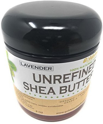 

Goldstar Unrefined Shea Butter With Lavender - African, Raw, Pure - Use Alone Or In Diy Body Butters, Lotions, Soap, Eczema & Stretch Marks Products, Lotion Bars, Lip Balms And More - 8 Oz(236.59 ml)