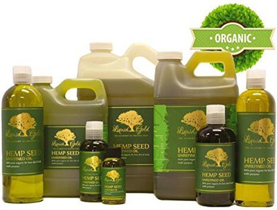 

Liquid Gold 8 Fl.Oz Premium Hemp Seed Oil Unrefined Pure & Organic Skin Hair Nails Health(236.59 ml)