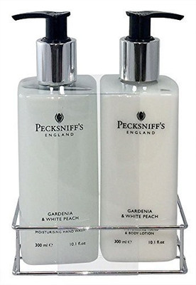 

Pecksniffs Gardenia & White Peach Hand Wash And Body Lotion Set, 300Ml 10.1 Fl. Oz. Each(2.96 ml)