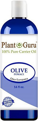 

Plant Guru Olive Oil 16 Oz. Pomace 100% Pure Natural Carrier - Skin, Body And Hair Moisturizer. Great For Diy Soap Making, Creams And Lotions(473.18 ml)