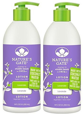 

Nature's Gate Lavender Lotion (Pack Of 2) With Madonna Lily Bulb Extract, Green Tea Leaf, Coconut Water And Shea Butter, 18 Fl. Oz.(532.32 ml)