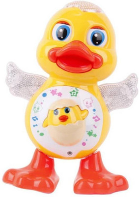 Sakshi Enterprises Dancing Duck with Music Flashing Lights and Real Dancing Action(Yellow)