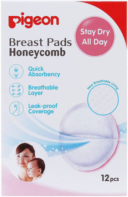

Pigeon Breast Pads Honeycomb 12 Pcs Nursing Breast Pad(Pack of 12)