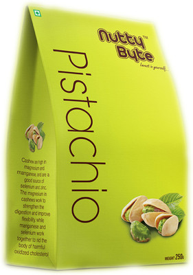 

nuttybyte crunchy Pistachios(250 g, Vacuum Pack)