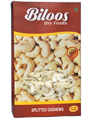 

Biloos Splitted Cashews 1 Kg Cashews(1 kg, Vacuum Pack)