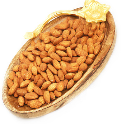 

Ghasitaram Gifts Wooden Almond Platter Almonds(600 g, Box)