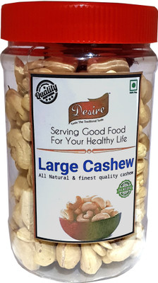 

Desire Foods Natural Premium Whole Nuts Cashews(400 g, Plastic Bottle)