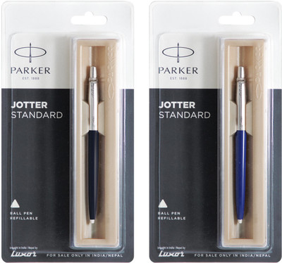 PARKER Ball Pen Ball Pen(Pack of 2, Ink Color - Black,Blue)