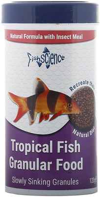 

FishScience FishScience Tropical Granular Food (slow Sinking Granules) 120gms 120 g Dry Fish Food