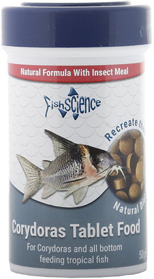 

Fishscience Corydoras tablet Food (For corydoras and all bottom feeding tropical fish) 50Gms 50 g Dry Fish Food