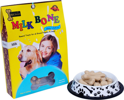 Sicons Dog Fashion Calcium Milk Bone (12Pcs) 400gm Milk Dog Treat(400 g)