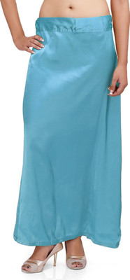 PKYC AM-SkyBlueSP40 Satin Blend Petticoat(Large)