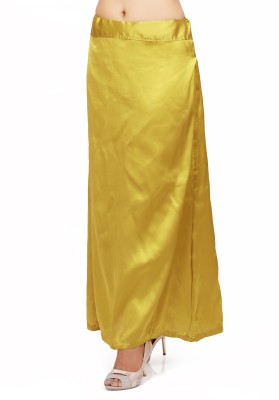 PKYC AM-LightYellowSP29948 Satin Blend Petticoat(XL)