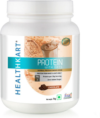 

Healthkart Whey Protein with Oats, Chocolate Whey Protein(1 kg, Chocolate)