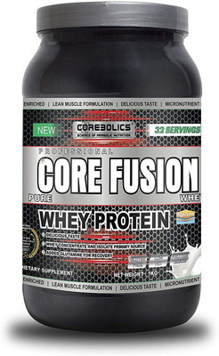 

Corebolics Core Fusion Pure Whey Protein(1 kg, Banana Blast)