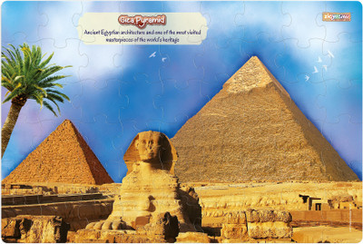 

ZiGYASAW Giza Pyramid Premium Jigsaw Floor Puzzle Game(54 Pieces)