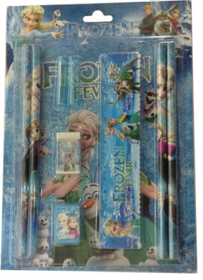 FUNCART Frozen stationery set with pencil cap School Set