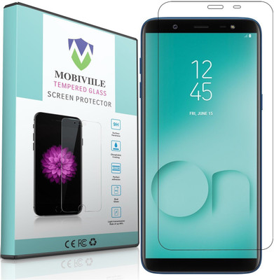 MOBIVIILE Tempered Glass Guard for Samsung Galaxy On8(Pack of 1)