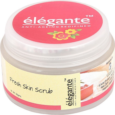

EleganzaIndia Fresh Skin Face Scrub Enriched with gaurgum, apricot shell, green tea and fruit extracts Scrub(50 g)