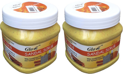 

Glow Right SANDAL SCRUB 2 Pack of 500ml Scrub(1000 ml)