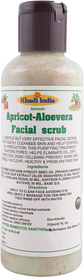 

Khadi India Santosh Apricot-Aloevera Facial Scrub (210 ml) Scrub(210 ml)