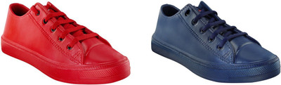 

Zapatoz Combo Pack of 2 Blue Red Casual Tennis Shoes for Men & Boy's Casuals For Men(Blue, Red