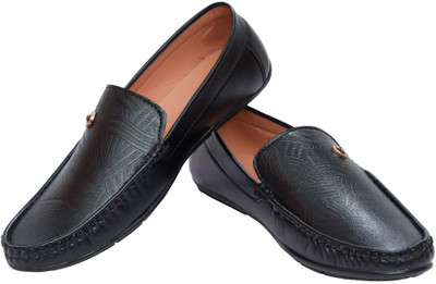 

HOSF Loafers For Men(Black, Blk