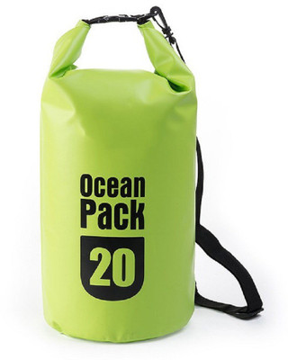 

Lemish 20L Barrel-Shaped Pvc Tarp River Trekking Drifting Seal Rafting Bag Ocean Pack Waterproof Bag Dry Bag For Outdoor-GReen Small Travel Bag(Green)