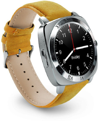 

Crasply X3 BLUETOOTH WITH SIM & TF CARD SLOT Beige Smartwatch(Beige Strap Free Size)