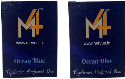 

M4 Mevus Ocean Blue Beauty Soap Pack of 2 (Mevus -05)(200 g, Pack of 2)