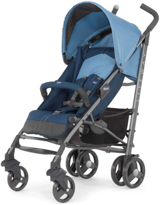 Chicco Lite Way Stroller 2 Basic B.Bar Blue Stroller(No Recline position, Blue)