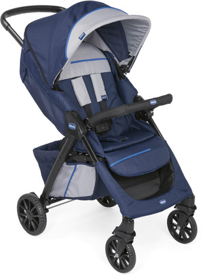 

Chicco Kwik.One Stroller Blueprint Stroller(No Recline position, Blue)