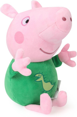 

Peppa George Pig Plush in Green Pajama 30 cm - 30 cm(Green)