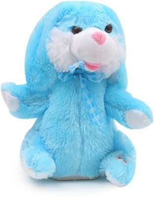 

CREATIVEVILLA CUTE BLUE DANCING RABBIT STUFFED PLUSH SOFT TOY - 22 cm(Multicolor)