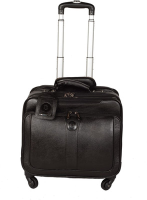 

ROYAL LEATHER EMPORIUM BLK-107 Duffel Strolley Bag(Black)