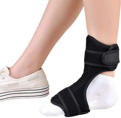 

Generic High Quality Ankle Support Adjustable Foot Drop Armor Foot Drop Palm, Elbow & Ankle Support (, Black