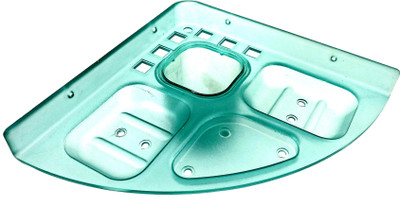 

RoyaL Indian Craft 5 in 1 Unbreakable Green Color Soap Holder, Toothpaste Holder With Tumbler(Green)